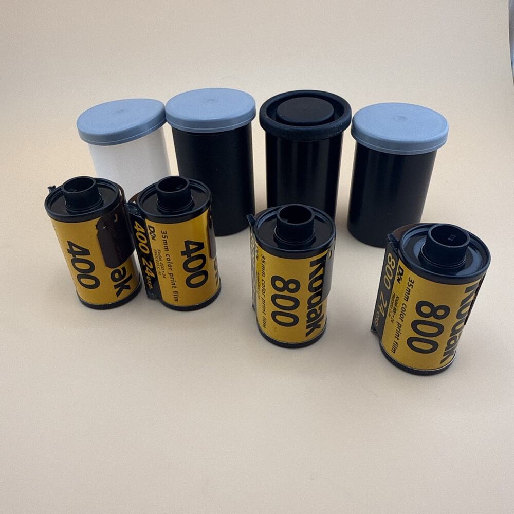 Kodak Max 400 (2) & 800 (2) Color Film 35mm 4 Roll 24 Exposure New Old Stock